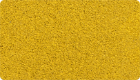 L'échantillon en couleur Jaune citron de WARCO (RAL 1012) pour les surfaces monochromes en EPDM vierge.