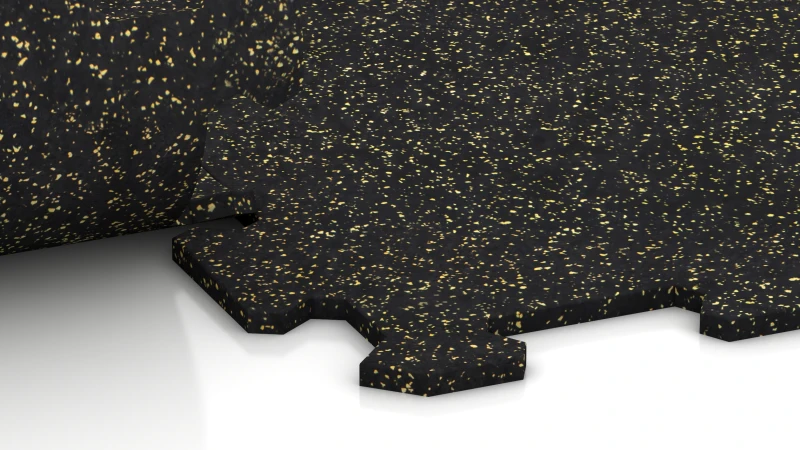 Le tapis sportif GZ WARCO en épaisseur de 8 mm. Les tapis sont reliés par le système de montage à fermeture éclair découpée.