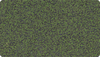 L'échantillon en couleur Vert vif moucheté de WARCO pour les surfaces bicolores en granulat de caoutchouc SBR noir avec un mélange de 40% d'EPDM vert.