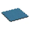 Hunde-Bodenplatte von WARCO im Farbdesign Atlantik mit den Abmessungen 1000 x 1000 x 40 mm. Produktfoto von Artikel 4051 in der Aufsicht von schräg vorne.