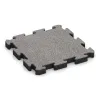 Rubber sportvloer HD von WARCO im Farbdesign Grijs Melange mit den Abmessungen 500 x 500 x 50 mm. Produktfoto von Artikel 4563 in der Aufsicht von schräg vorne.