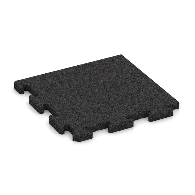 Eckplatte HD von WARCO im Farbdesign Anthrazit mit den Abmessungen 485 x 485 x 30 mm. Produktfoto von Artikel 5085 in der Aufsicht von schräg vorne.