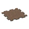 Sportboden‑Platte 1,8 cm von WARCO im Farbdesign Bast & Borke mit den Abmessungen 500 x 500 x 18 mm. Produktfoto von Artikel 4214 in der Aufsicht von schräg vorne.