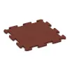Tapis de fitness 18 mm de WARCO en couleur Rouge brique au format 500 x 500 x 18 mm. La photo de l’article 0189 dans la vue complète de face.