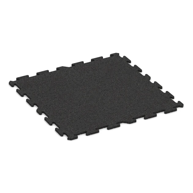 Hunde-Bodenplatte von WARCO im Farbdesign Anthrazit mit den Abmessungen 100 x 100 x 1,8 cm | 1,00 m². Produktfoto von Artikel 3953 in der Aufsicht von schräg vorne.