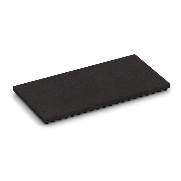 Luxe stalmat von WARCO im Farbdesign Antraciet mit den Abmessungen 100 × 50 × 5,5 cm. Produktfoto von Artikel 3643 in der Aufsicht von schräg vorne.