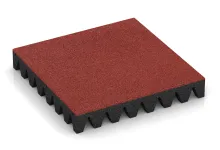 Rubber speelplaatstegel 8 cm - EN 1177 ≤ 215 cm