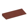 Drempelhulp 50 × 4,3 cm von WARCO im Farbdesign Baksteenrood mit den Abmessungen 50 x 20 cm | 8 < 43 mm. Produktfoto von Artikel 2243 in der Aufsicht von schräg vorne.
