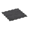 Fitnessboden Kompakt von WARCO im Farbdesign Leicht Grau Gesprenkelt mit den Abmessungen 100 × 100 × 0,8 cm. Produktfoto von Artikel 6452 in der Aufsicht von schräg vorne.
