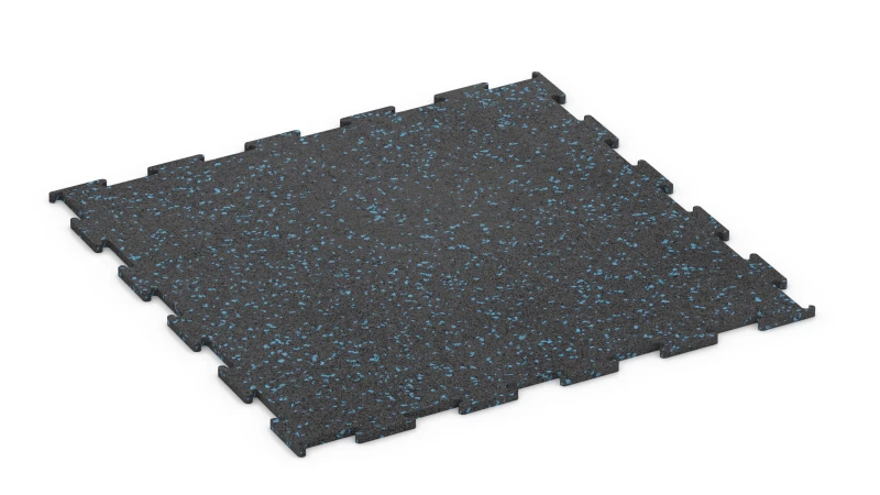 Licht blauw gespikkeld