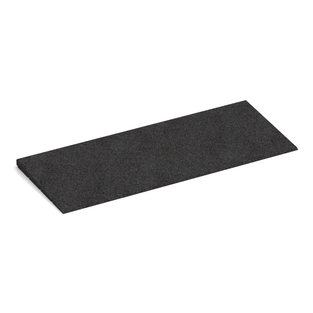 Schwellenrampe 75 cm von WARCO im Farbdesign Anthrazit mit den Abmessungen 75 x 30 cm | 8 < 25 mm. Produktfoto von Artikel 2308 in der Aufsicht von schräg vorne.
