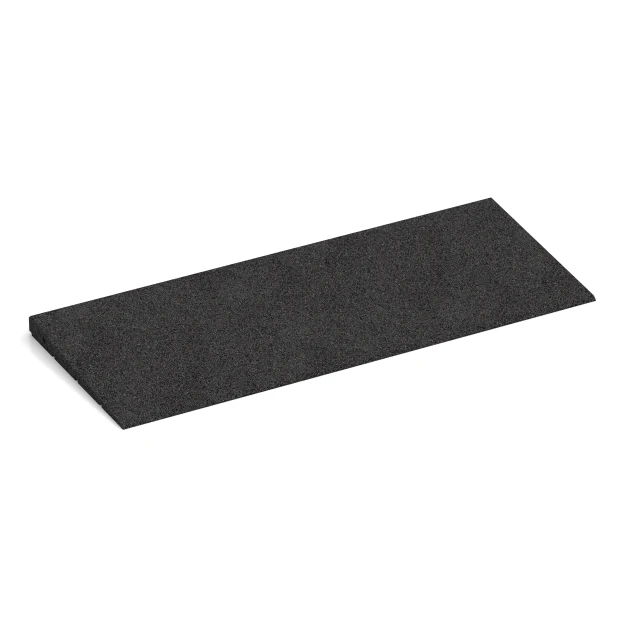 Rampe de seuil 75 cm de WARCO en couleur Anthracite au format 75 x 30 cm | 8 < 30 mm. La photo de l’article 2348 dans la vue complète de face.