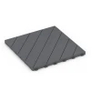 Point de Hongrie – Dalle clipsable de WARCO en couleur Gris argent au format 38,5 x 38,5 x 2 cm. La photo de l’article 6326 dans la vue complète de face.
