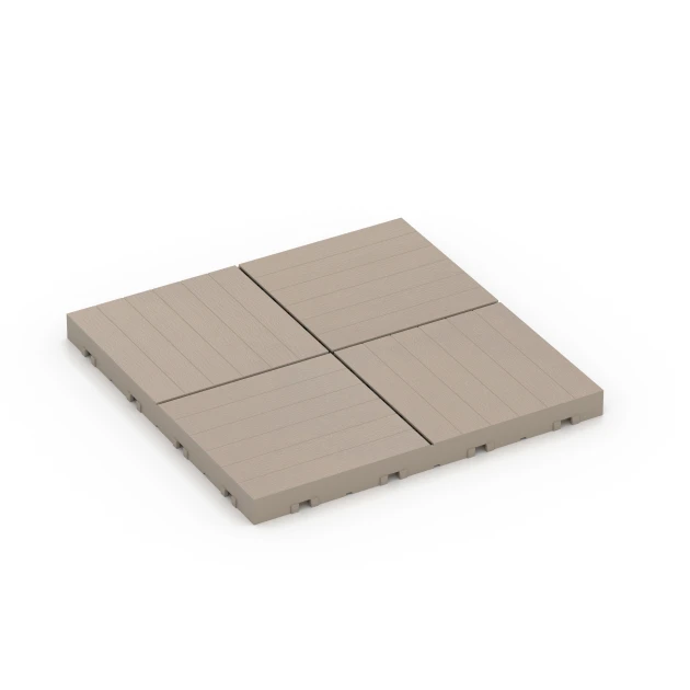 Mozaïek – Vlondertegel von WARCO im Farbdesign Vanille mit den Abmessungen 30 x 30 x 2 cm. Produktfoto von Artikel 6351 in der Aufsicht von schräg vorne.