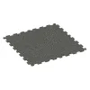 Fitnessvloer Compact von WARCO im Farbdesign Donkergrijs Graniet mit den Abmessungen 970 x 970 x 8 mm. Produktfoto von Artikel 1019 in der Aufsicht von schräg vorne.