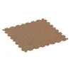 Fitnessvloer Compact von WARCO im Farbdesign Terra Cotta mit den Abmessungen 970 x 970 x 8 mm. Produktfoto von Artikel 1023 in der Aufsicht von schräg vorne.