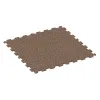 Fitnessvloer Compact von WARCO im Farbdesign Schors & Bast mit den Abmessungen 970 x 970 x 8 mm. Produktfoto von Artikel 1024 in der Aufsicht von schräg vorne.
