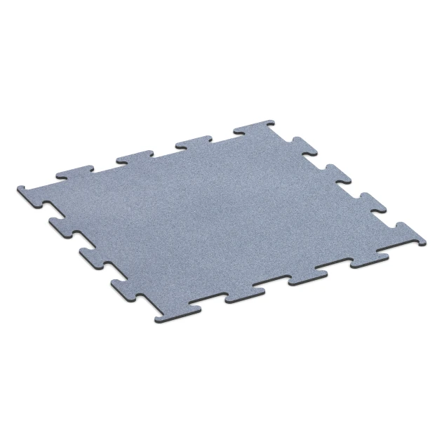 Revêtement sportif Fitness Performance Elite de WARCO en couleur Gris brume au format 100 x 100 x 1 cm | 1,00 m². La photo de l’article 6146 dans la vue complète de face.