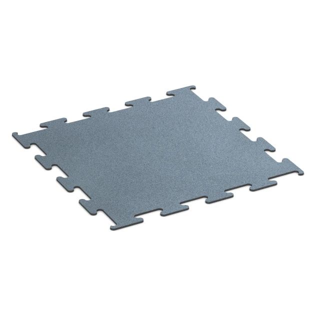 Fitness Performance Elite Trainingsvloer von WARCO im Farbdesign Oud zilver mit den Abmessungen 100 x 100 x 1 cm | 1,00 m². Produktfoto von Artikel 6158 in der Aufsicht von schräg vorne.