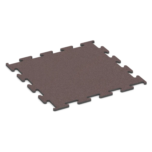 Fitness Performance Elite sportvloer von WARCO im Farbdesign Mineraalrood mit den Abmessungen 100 x 100 x 2 cm | 1,00 m². Produktfoto von Artikel 6149 in der Aufsicht von schräg vorne.