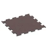 Fitness Performance Elite Trainingsvloer von WARCO im Farbdesign Mineraalrood mit den Abmessungen 50 x 50 x 1 cm | 0,25 m². Produktfoto von Artikel 6151 in der Aufsicht von schräg vorne.