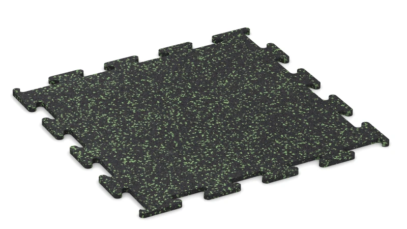 Licht Groen Gespikkeld