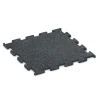 Fitness Performance Elite Trainingsvloer von WARCO im Farbdesign Licht blauw gespikkeld mit den Abmessungen 50 x 50 x 1,5 cm | 0,25 m². Produktfoto von Artikel 3770 in der Aufsicht von schräg vorne.
