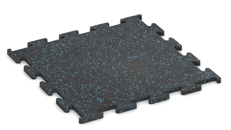 Bleu doux moucheté
