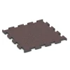 Fitness Performance Elite Trainingsvloer von WARCO im Farbdesign Mineraalrood mit den Abmessungen 50 x 50 x 2 cm | 0,25 m². Produktfoto von Artikel 6155 in der Aufsicht von schräg vorne.