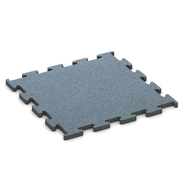 Fitness Performance Elite Trainingsboden von WARCO im Farbdesign Altsilber mit den Abmessungen 50 x 50 x 2 cm | 0,25 m². Produktfoto von Artikel 6168 in der Aufsicht von schräg vorne.
