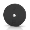 Bumper Plate von WARCO im Farbdesign Antraciet mit den Abmessungen 15 kg | ø 45,4 x 8,61 cm. Produktfoto von Artikel 6086 in der Aufsicht von schräg vorne.