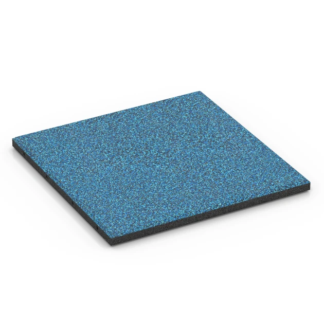 Fallschutzplatte – 90 cm von WARCO im Farbdesign Atlantik mit den Abmessungen 50 x 50 x 3 cm. Produktfoto von Artikel 6420 in der Aufsicht von schräg vorne.