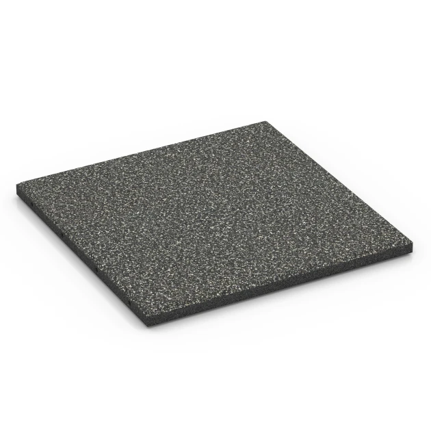 Dalle amortissante – 90 cm de WARCO en couleur Granit gris foncé au format 50 x 50 x 3 cm | 0,25 m². La photo de l’article 6413 dans la vue complète de face.