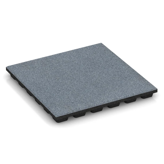 Valdempende tegel – 170 cm von WARCO im Farbdesign Grafietgrijs mit den Abmessungen 50 x 50 x 4,8 cm | 0,25 m². Produktfoto von Artikel 6138 in der Aufsicht von schräg vorne.