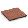 Fallschutzplatte – 160 cm von WARCO im Farbdesign Feuersglut mit den Abmessungen 50 x 50 x 4,8 cm. Produktfoto von Artikel 6435 in der Aufsicht von schräg vorne.