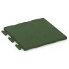 Terrassenplatte Linea von WARCO im Farbdesign Grasgrün mit den Abmessungen 50 x 50 x 3 cm | 0,25 m². Produktfoto von Artikel 7054 in der Aufsicht von schräg vorne.
