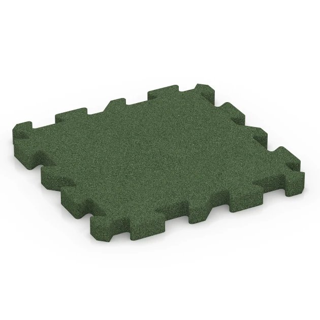 Dalles de terrain multisport de WARCO en couleur Vert herbe au format 50 x 50 x 4 cm | 0,25 m². La photo de l’article 6982 dans la vue complète de face.