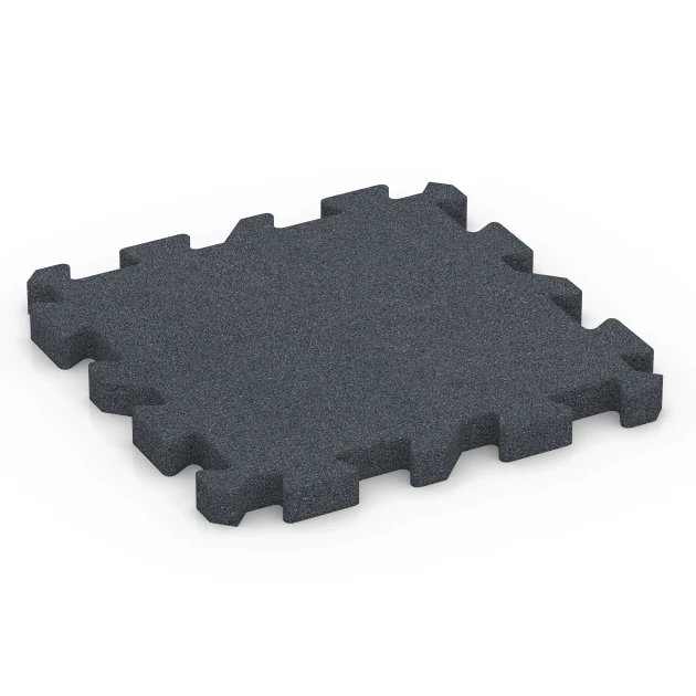 Dalle de sol fitness de WARCO en couleur Gris ardoise au format 50 x 50 x 4 cm | 0,25 m². La photo de l’article 6996 dans la vue complète de face.