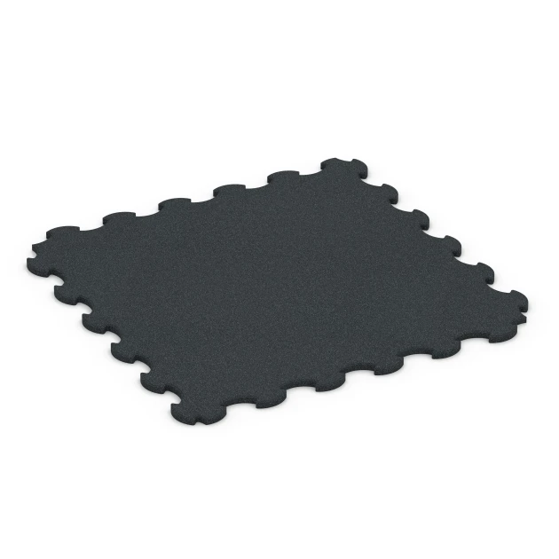 Tapis de protection de sol fitness de WARCO en couleur Anthracite au format 102,5 x 102,5 x 2 cm | 1,05 m². La photo de l’article 6377 dans la vue complète de face.