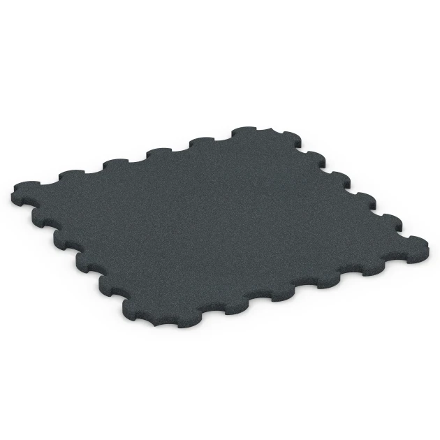 Tapis de Protection Fitness de WARCO en couleur Anthracite au format 102,5 x 102,5 x 3 cm | 1,05 m². La photo de l’article 6322 dans la vue complète de face.