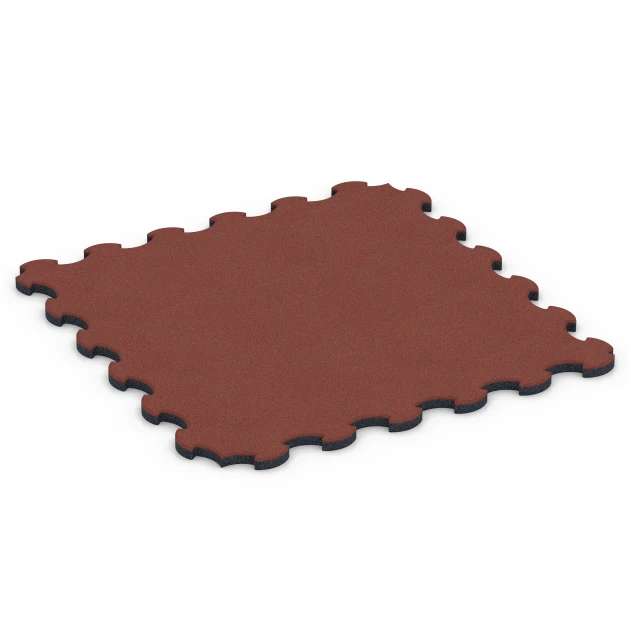  von WARCO im Farbdesign Baksteenrood mit den Abmessungen 102,5 x 102,5 x 3 cm | 1,05 m². Produktfoto von Artikel 6392 in der Aufsicht von schräg vorne.