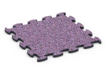 Fitness puzzelmat rubber