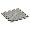 Fitness Active Floor System von WARCO im Farbdesign Grauer Granit mit den Abmessungen 44,6 x 44,6 x 1,8 cm. Produktfoto von Artikel 6824 in der Aufsicht von schräg vorne.