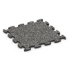 Fitness Max Floor System von WARCO im Farbdesign Dunkelgrauer Granit mit den Abmessungen 46 x 46 x 1,8 cm. Produktfoto von Artikel 6859 in der Aufsicht von schräg vorne.
