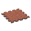 Fitness Max Floor System von WARCO im Farbdesign Feuersglut mit den Abmessungen 46 x 46 x 1,8 cm. Produktfoto von Artikel 6863 in der Aufsicht von schräg vorne.
