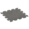 Fitness Max vloersysteem von WARCO im Farbdesign Donkergrijs graniet mit den Abmessungen 98 x 98 × 1,8 cm. Produktfoto von Artikel 6868 in der Aufsicht von schräg vorne.