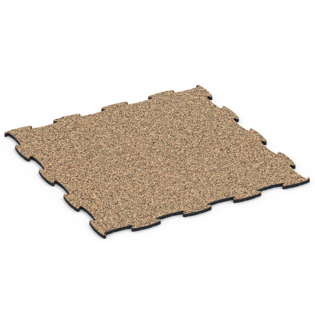 Hundesportboden Indoor von WARCO im Farbdesign Terra Cotta mit den Abmessungen 97,1 x 97,1 x 1,8 cm | 0,94 m². Produktfoto von Artikel 6907 in der Aufsicht von schräg vorne.