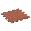 Fitness Max Floor System von WARCO im Farbdesign Feuersglut mit den Abmessungen 98 x 98 × 1,8 cm. Produktfoto von Artikel 6872 in der Aufsicht von schräg vorne.