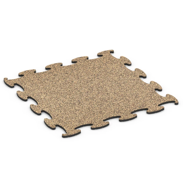 Dalle clipsable sol d'exposition de WARCO en couleur Rattan au format 98 x 98 × 1,8 cm. La photo de l’article 6930 dans la vue complète de face.