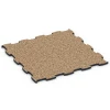 Fitness Active Floor System von WARCO im Farbdesign Terra Cotta mit den Abmessungen 97,1 x 97,1 x 2,8 cm | 0,94 m². Produktfoto von Artikel 6853 in der Aufsicht von schräg vorne.